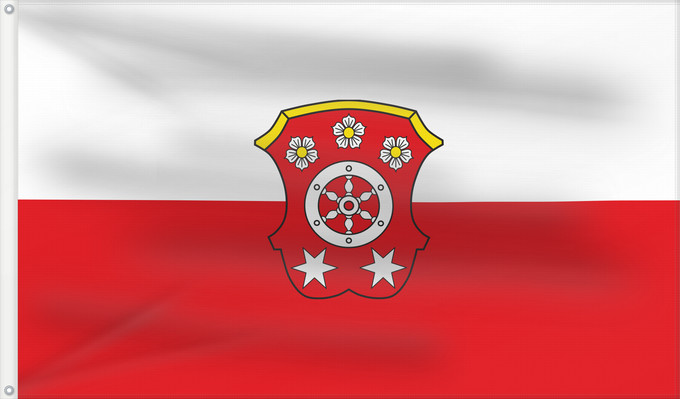 Drapeau, avec deux œillets métalliques et guindant renforcé : Mömlingen (Spessart-Mainland)