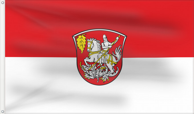 Bandera, con dos ojales metálicos y lado del asta reforzado: Birkenfeld (Fränkisches Weinland)