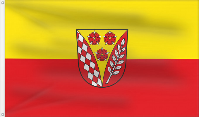 Bandera, con dos ojales metálicos y lado del asta reforzado: Eußenheim (Fränkisches Weinland)