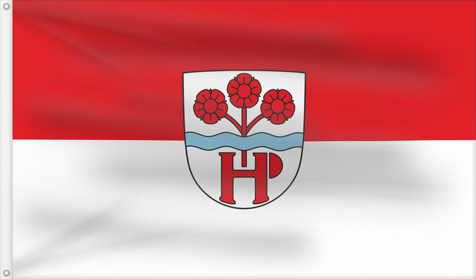 Bandera, con dos ojales metálicos y lado del asta reforzado: Himmelstadt (Fränkisches Weinland)