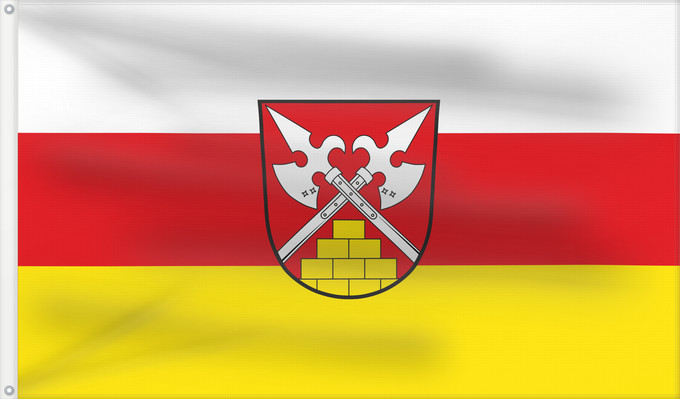 Bandera, con dos ojales metálicos y lado del asta reforzado: Partenstein (Spessart-Mainland)