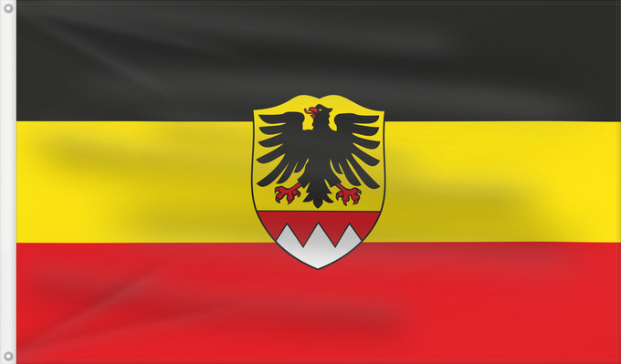 Bandera, con dos ojales metálicos y lado del asta reforzado: Schweinfurt (Kreis)