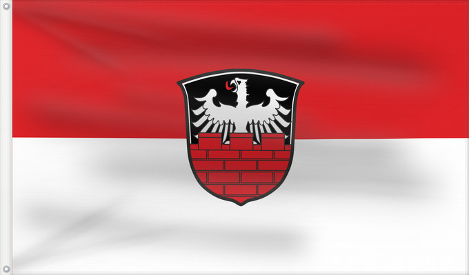 Bandera, con dos ojales metálicos y lado del asta reforzado: Gochsheim (Fränkisches Weinland)