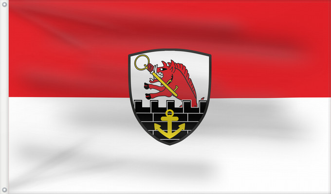 Bandera, con dos ojales metálicos y lado del asta reforzado: Grettstadt (Fränkisches Weinland)