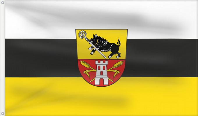Bandera, con dos ojales metálicos y lado del asta reforzado: Sulzheim (Steigerwald)