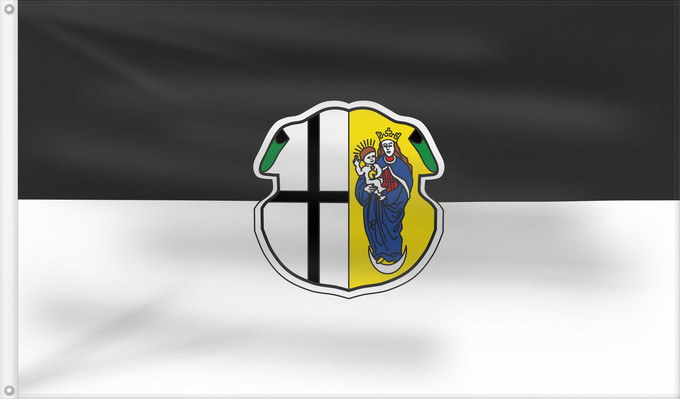 Bandera, con dos ojales metálicos y lado del asta reforzado: Gelchsheim, M (Fränkisches Weinland)