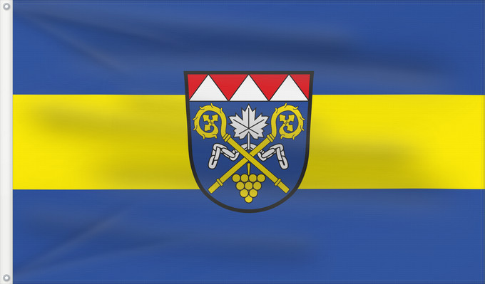 Bandera, con dos ojales metálicos y lado del asta reforzado: Güntersleben (Fränkisches Weinland)