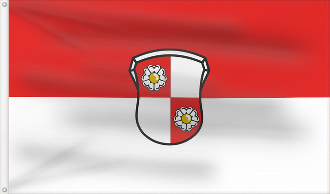 Bandera, con dos ojales metálicos y lado del asta reforzado: Altertheim (Fränkisches Weinland)