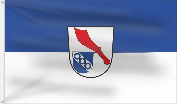 Bandera, con dos ojales metálicos y lado del asta reforzado: Prosselsheim (Fränkisches Weinland)