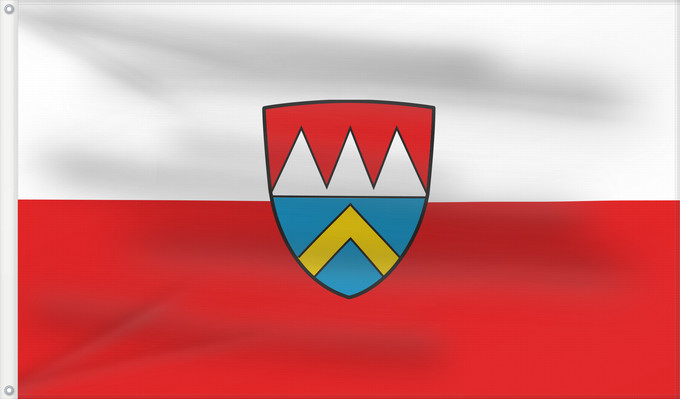 Bandera, con dos ojales metálicos y lado del asta reforzado: Rottendorf (Fränkisches Weinland)