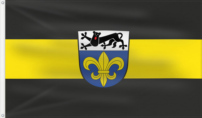 Bandera, con dos ojales metálicos y lado del asta reforzado: Sonderhofen (Fränkisches Weinland)