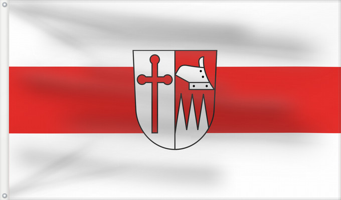 Bandera, con dos ojales metálicos y lado del asta reforzado: Theilheim (Fränkisches Weinland)