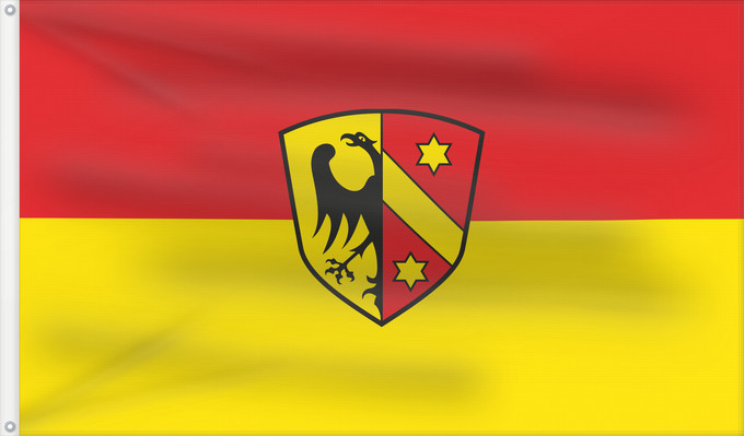 Bandera, con dos ojales metálicos y lado del asta reforzado: Kaufbeuren (Allgäu)