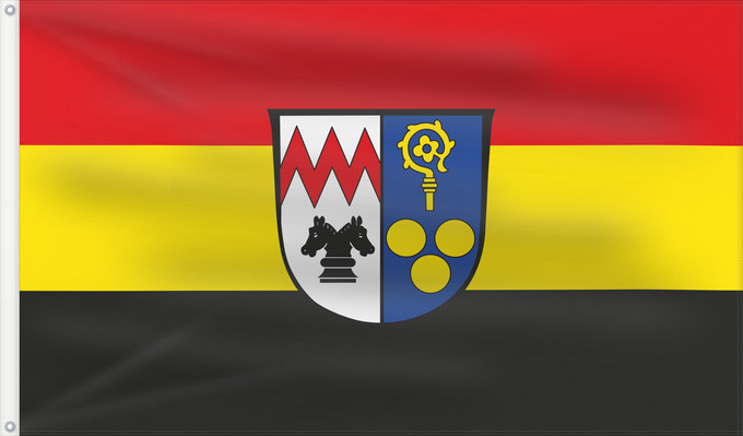 Bandera, con dos ojales metálicos y lado del asta reforzado: Petersdorf (Bayerisch-Schwaben)