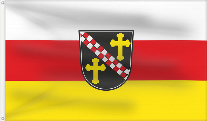 Bandera, con dos ojales metálicos y lado del asta reforzado: Bonstetten (Bayerisch-Schwaben)