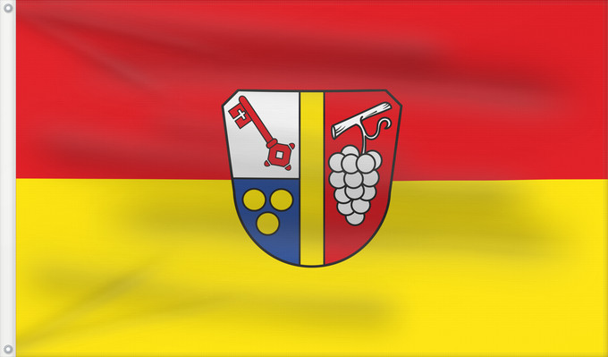Bandera, con dos ojales metálicos y lado del asta reforzado: Aletshausen (Bayerisch-Schwaben)