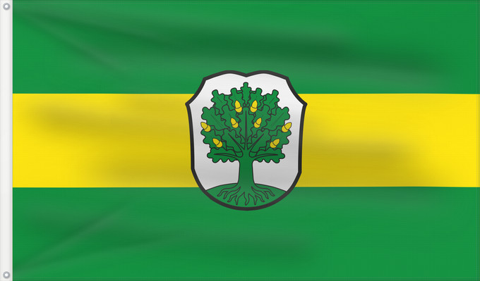 Bandera, con dos ojales metálicos y lado del asta reforzado: Altenstadt, M (Bayerisch-Schwaben)