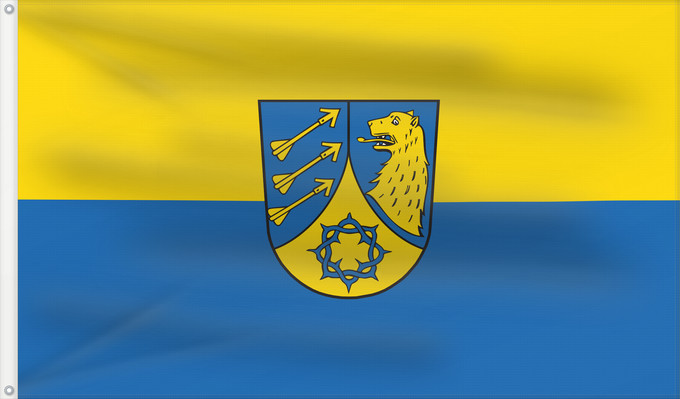 Bandera, con dos ojales metálicos y lado del asta reforzado: Gestratz (Allgäu)