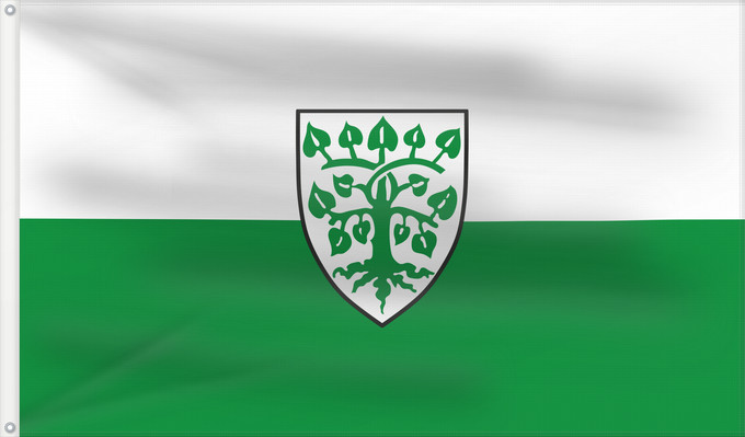 Bandera, con dos ojales metálicos y lado del asta reforzado: Lindau (Bodensee), GKSt (Allgäu)