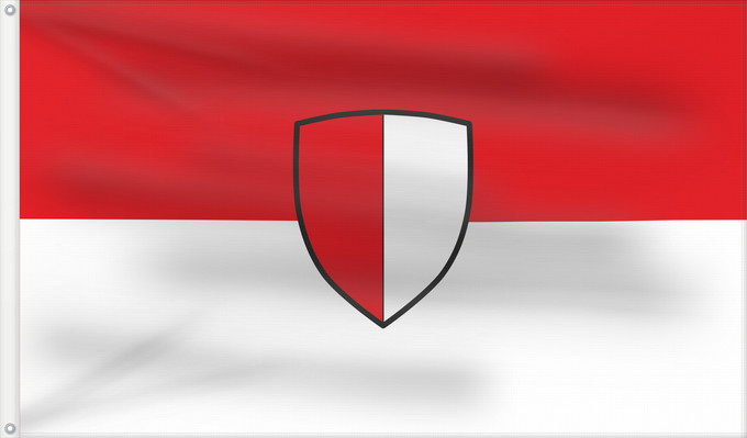 Bandera, con dos ojales metálicos y lado del asta reforzado: Buchloe, St (Allgäu)