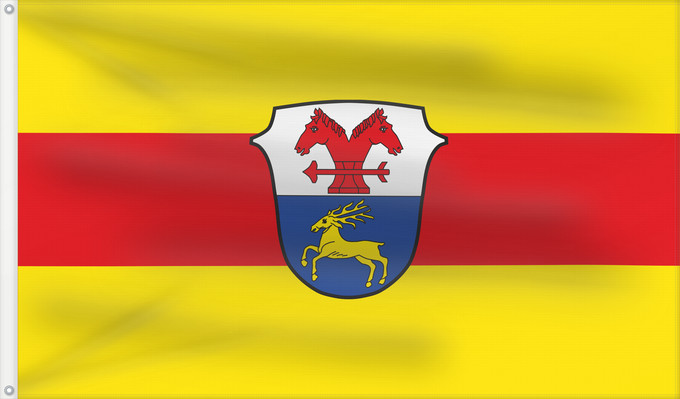 Bandera, con dos ojales metálicos y lado del asta reforzado: Pforzen (Allgäu)