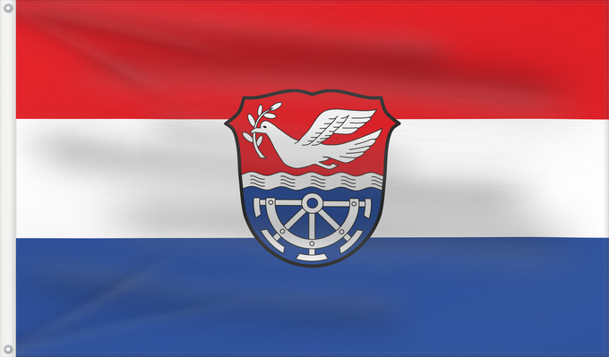 Bandera, con dos ojales metálicos y lado del asta reforzado: Rieden (Allgäu)