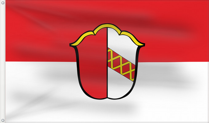 Bandera, con dos ojales metálicos y lado del asta reforzado: Ruderatshofen (Allgäu)