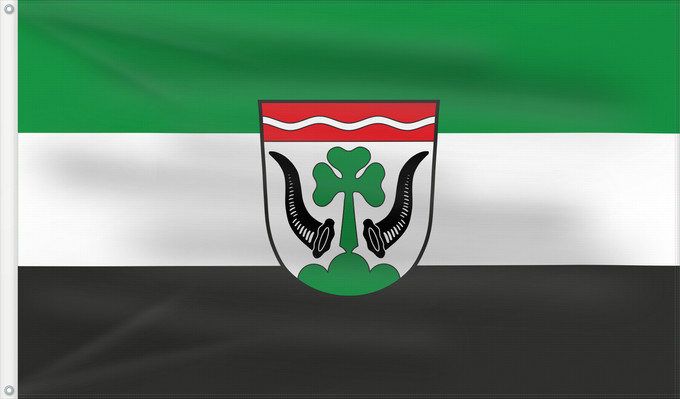 Bandera, con dos ojales metálicos y lado del asta reforzado: Stötten a.Auerberg (Allgäu)