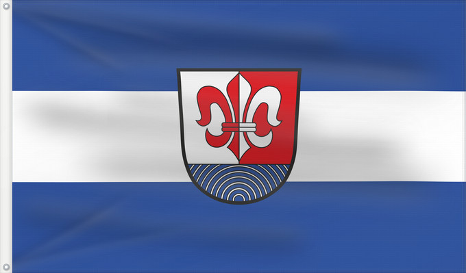 Bandera, con dos ojales metálicos y lado del asta reforzado: Amberg (Allgäu)