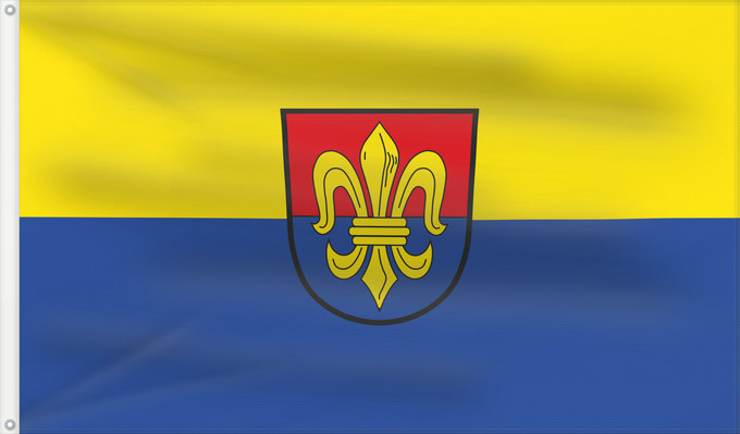 Bandera, con dos ojales metálicos y lado del asta reforzado: Boos (Allgäu)
