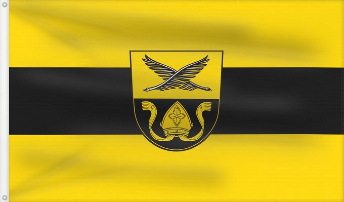 Bandera, con dos ojales metálicos y lado del asta reforzado: Hawangen (Allgäu)