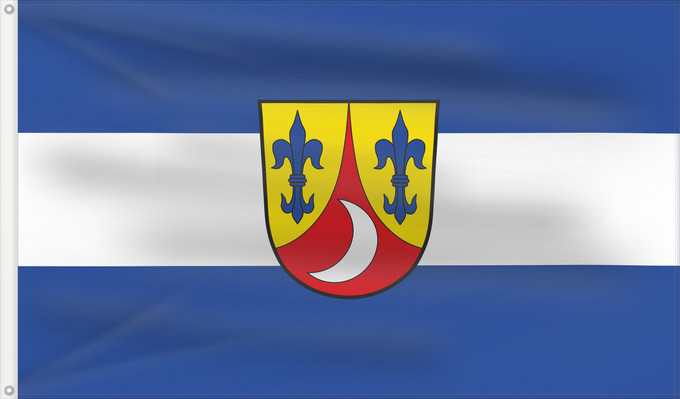 Bandera, con dos ojales metálicos y lado del asta reforzado: Heimertingen (Allgäu)