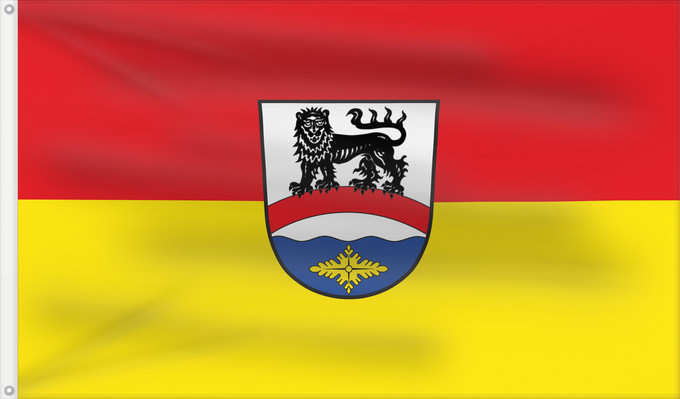Bandera, con dos ojales metálicos y lado del asta reforzado: Salgen (Allgäu)