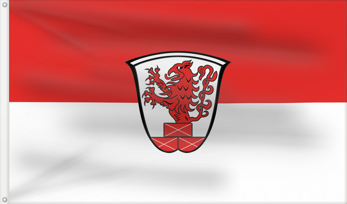 Bandera, con dos ojales metálicos y lado del asta reforzado: Wiedergeltingen (Allgäu)