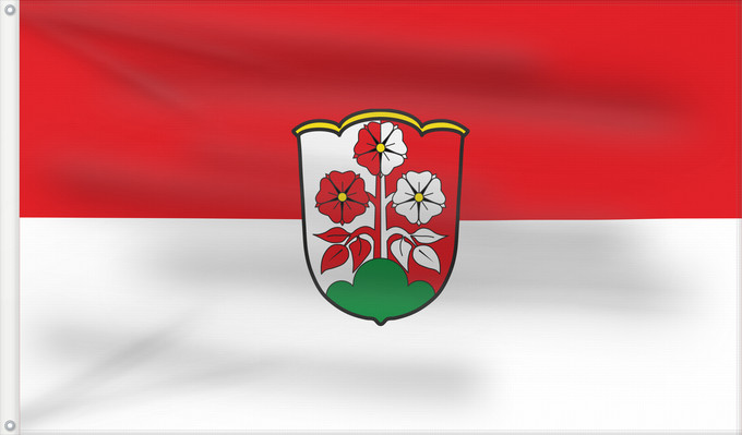 Bandera, con dos ojales metálicos y lado del asta reforzado: Winterrieden (Allgäu)