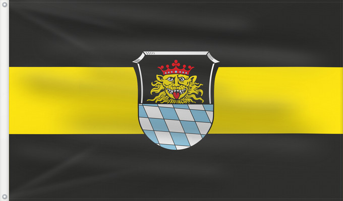 Flag, with two metal eyelets and reinforced hoist: Rain, St (Bayerisch-Schwaben)