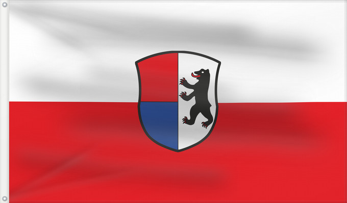 Flag, with two metal eyelets and reinforced hoist: Betzigau (Allgäu)