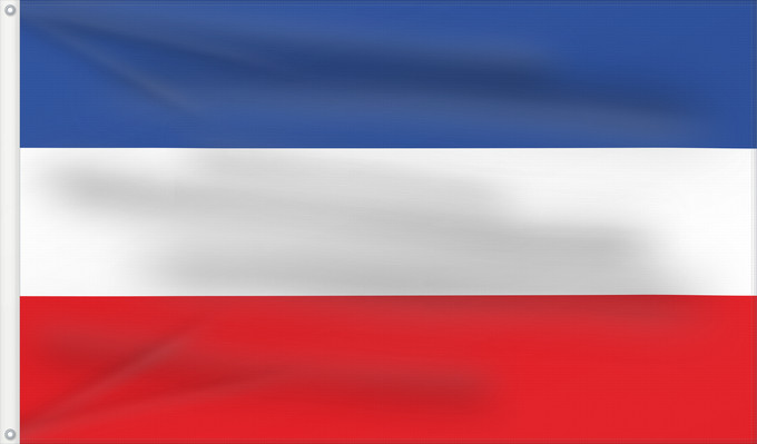Bandera, con dos ojales metálicos y lado del asta reforzado: Schleswig-Holstein