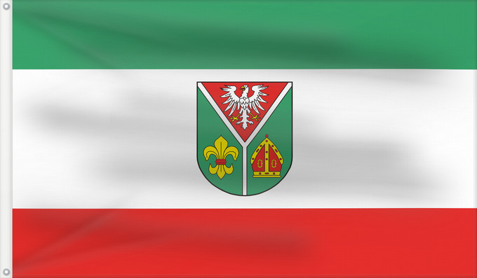 Flag, with two metal eyelets and reinforced hoist: Landkreises Ostprignitz-Ruppin	District of Ostprignitz-Ruppin, Germany	L’arrondissement de Prignitz-de-l’Est-Ruppin	Ostprignitz-Ruppin