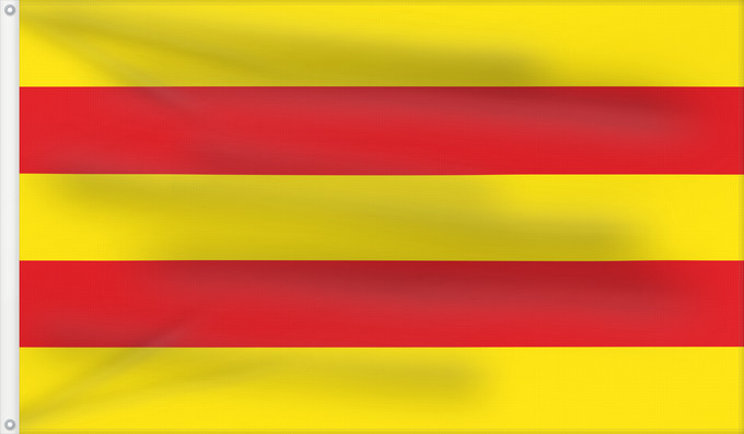 Flag, with two metal eyelets and reinforced hoist: Kreisfreien Stadt Oldenburg City of OldenburgFlag of the county of Oldenburg Ville allemande d’Oldenbourg Oldenburg Kreisfreien Stadt Oldenburg Oldenburg Die Farben der Stadt Oldenburg sind Gold und Rot Kreisvrije stad OldenburgVlag van het graafschap
