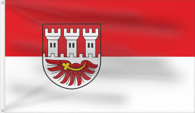 Flag, with two metal eyelets and reinforced hoist: Porta Westfalica German city of Porta Westfalica Ville allemande de Porta Westfalica Stadt Porta Westfalica