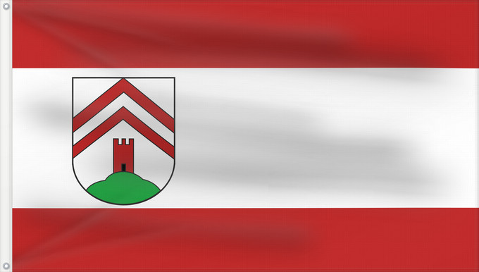 Flag, with two metal eyelets and reinforced hoist: Rödinghausen