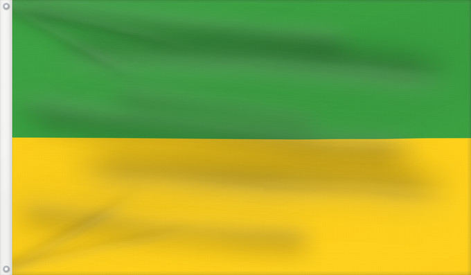Flag, with two metal eyelets and reinforced hoist: Recklinghausen	Hissflagge der Stadt Recklinghausen