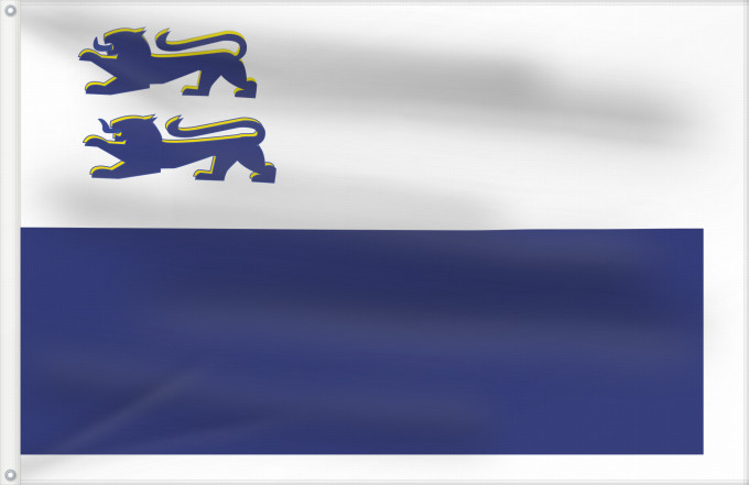 Flagge, mit zwei Metallösen und verstärktem Besatzband: Bund Deutscher Norsleswischer
