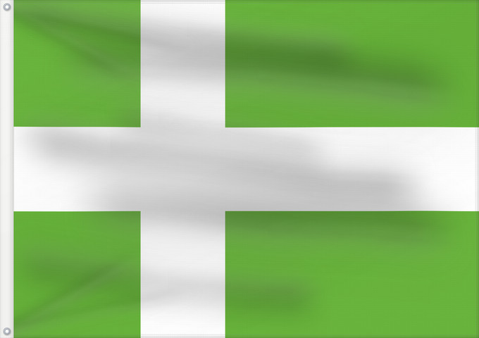 Flagge, mit zwei Metallösen und verstärktem Besatzband: Proposed flag of Greenland - Sven Tito Achen design Proposed Nordic Cross flag for Greenland