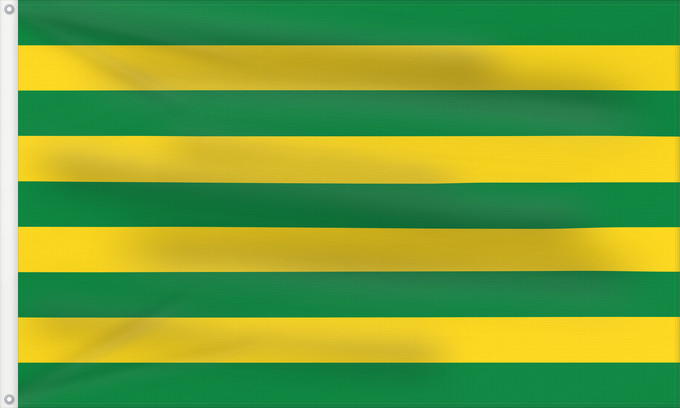 Flagge, mit zwei Metallösen und verstärktem Besatzband: Canton Gualaceo Gualaceo Canton, Ecuador Canton de Gualaceo Cantón Gualaceo, Ecuador Gualaceo-Kanton