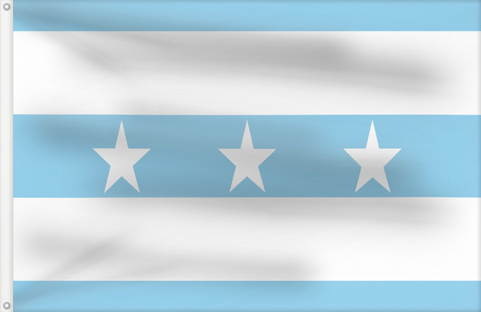 Flagge, mit zwei Metallösen und verstärktem Besatzband: Ecuador 1820–1822 Ecuador from 1820 to 1822 Équateur (1820–1822) Ecuador (1820–1822)
