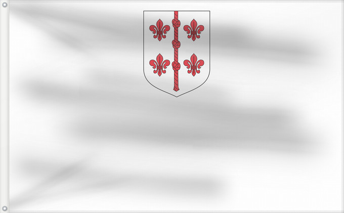 Drapeau, avec deux œillets métalliques et guindant renforcé : Hiiumaa lipp	Hiiumaa