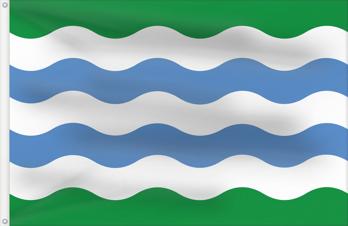 Flag, with two metal eyelets and reinforced hoist: Koeru Parish, Järva County, Estonia Municipal flag of Koeru Parish Municipalité de Koeru Parroquia de Koeru Gemeinde Koeru Comune di Koeru