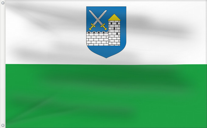 Flag, with two metal eyelets and reinforced hoist: Lääne-Virumaa lipp